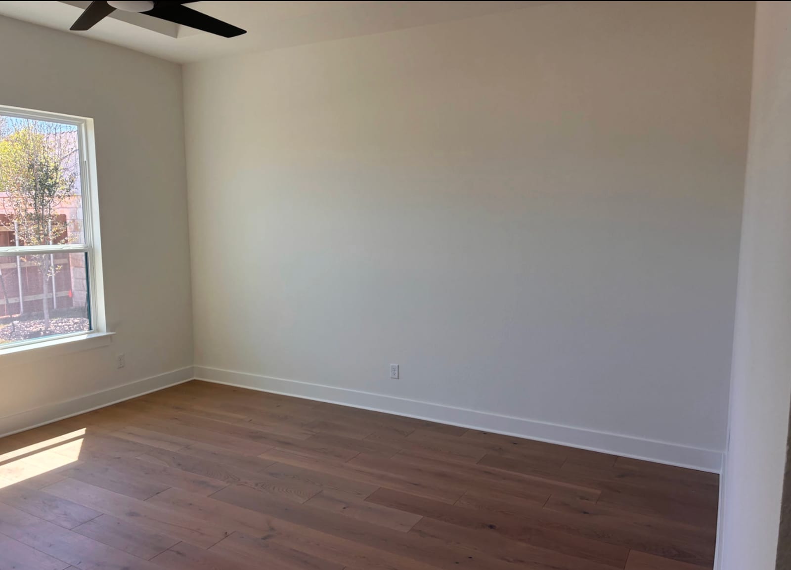 Before: Board and Batten Accent Wall