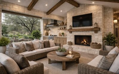 Texas Limestone & Aged Oak: Using Local Materials for a Hill Country Inspired Remodel